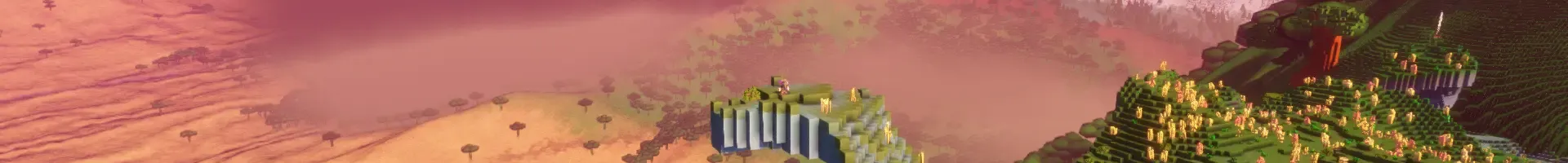 Background image showcasing the open-source voxel rpg Veloren